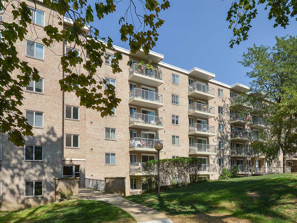 Gulph Mills Village building exterior